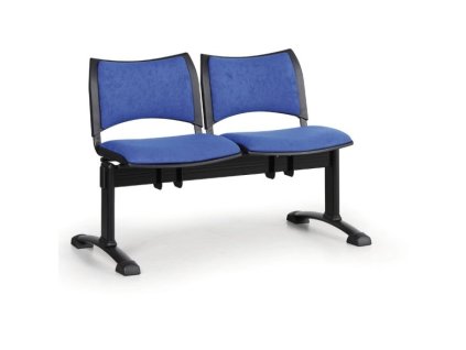 Wartezimmerbank - gepolstert Smart Biedrax LC9212m -  Gestell schwarz
