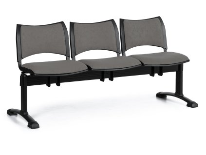 Lavice do čekárny čalouněná Smart Biedrax LC9214s - podnož černá