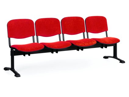 Lavice do čekárny čalouněná Viva Biedrax LC9372CV - podnož černá