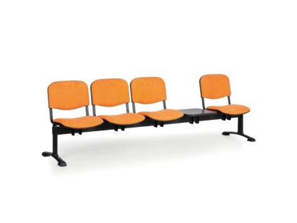 Lavice do čekárny čalouněná Viva Biedrax LC9373o - podnož černá