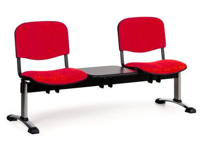 Lavice do čekárny čalouněná Viva Biedrax LC9375CV - podnož chromovaná