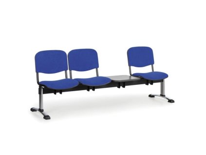 Lavice do čekárny čalouněná Viva Biedrax LC9377m - podnož chromovaná