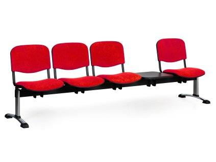 Lavice do čekárny čalouněná Viva Biedrax LC9379CV - podnož chromovaná