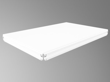 Zusatz-Fachboden Biedrax 45 x 75 cm, Weiß, Fachboden weiß laminiert 12 mm, Fachlast 200 kg