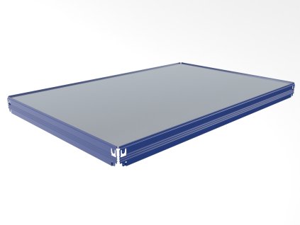 Fachboden für Regal mit Metallboden 60 x 60 cm, blau, 150 kg