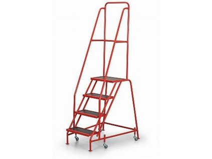 Fahrbare Treppen mit Plattform - 4 Treppen Biedrax PS3869