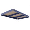 Fachboden für Regal mit MDF-Boden 45 x 120 cm - blau, 200 kg
