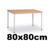 Bürotisch 80 x 80 cm Biedrax JS4639ssss - Hell grau - grau