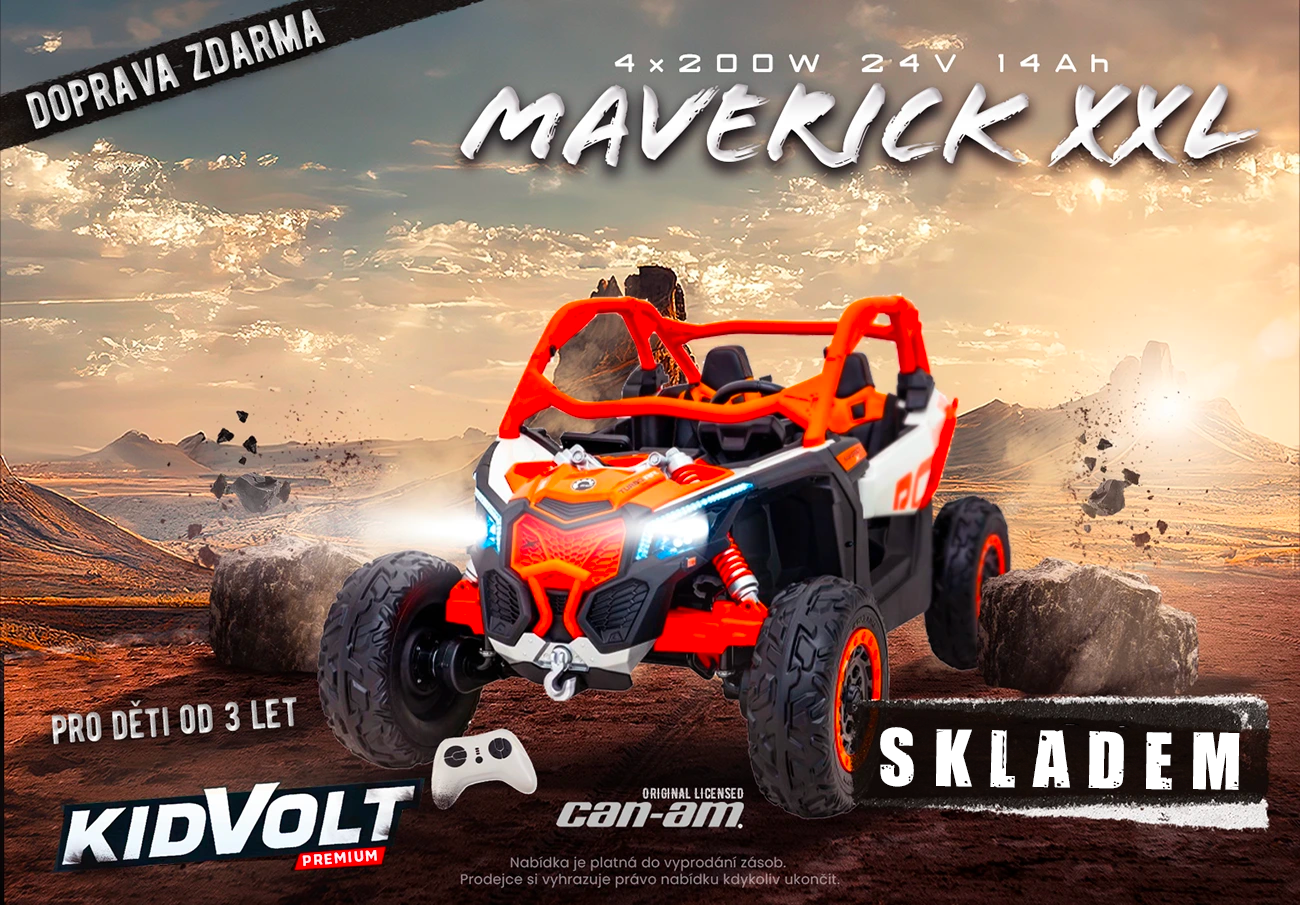 Maverick XXL nejlevnější na trhu a doprava zdarma