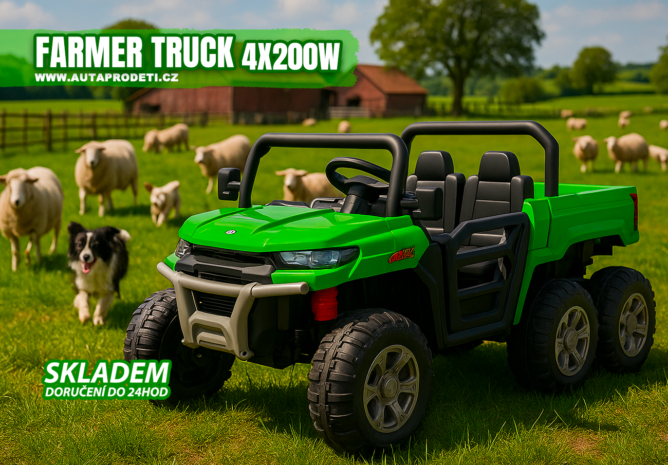 Šestikolka farmer truck skladem