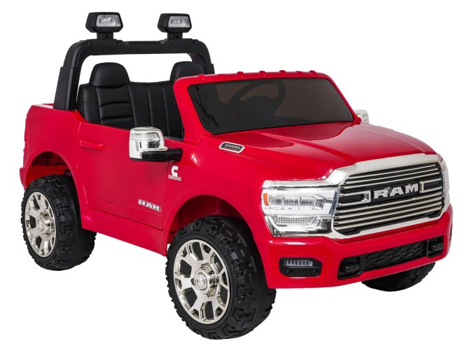 Elektrické autíčko RAM 3500 | 400W | červená  EVA kola | 24V 7Ah | 90 minut jízdy