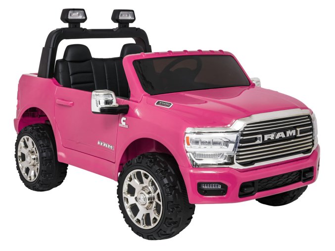 Elektrické autíčko RAM 3500 | 400W | růžová  EVA kola | 24V 7Ah | 90 minut jízdy