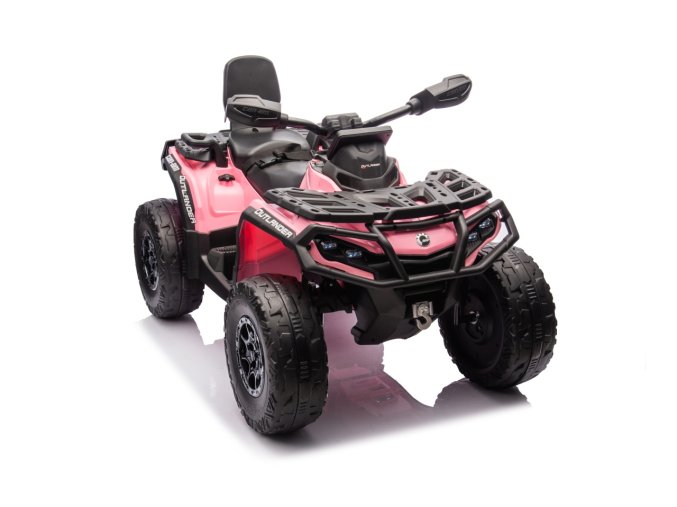 Dětská čtyřkolka CAN-AM Outlander | 800W | růžová  EVA kola | Bluetooth | 800W | nosnost 50kg
