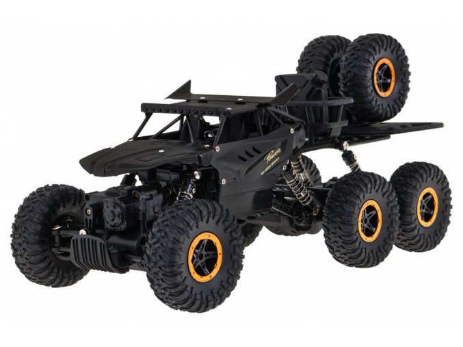 Crawler ROCK | 1:10 | 6x6 | černá  auto pro děti na dálkové ovládání