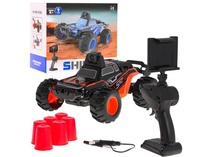 Off-Road auto | Wifi kamera | 1:32 | černá  auto pro děti na dálkové ovládání