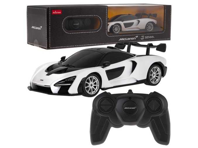 McLaren Senna RASTAR | 1:24 | bílá  auto pro děti na dálkové ovládání