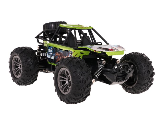 DINO Crawler R/C | 1:18 | zelená  auto pro děti na dálkové ovládání