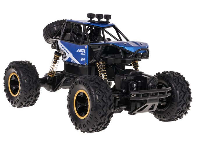 Crawler MONSTER ROCK R/C | 1:16 | 4x4 | modrá  auto pro děti na dálkové ovládání