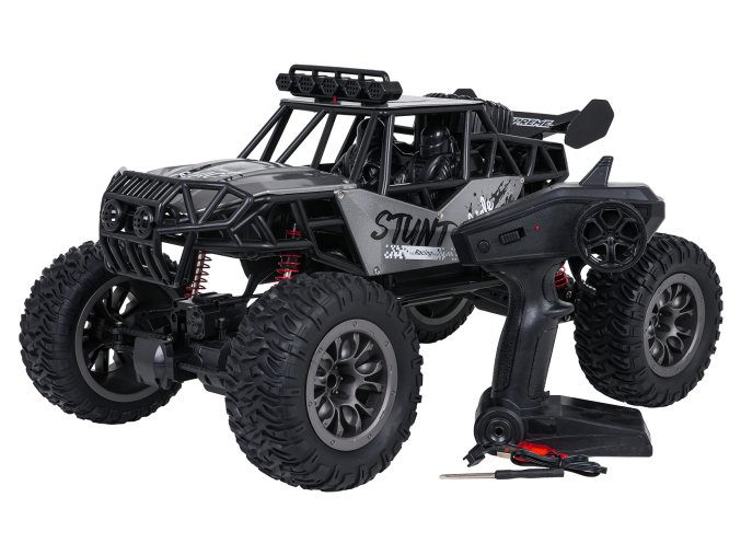RC Crawler STUNT Racing | 1:8 | 4x4 | šedá  auto pro děti na dálkové ovládání
