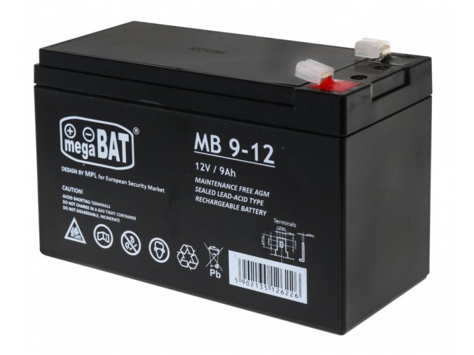 Baterie 12V 9Ah