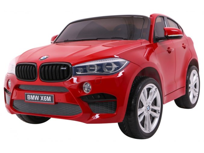 Dětské elektrické BMW X6 M XXL 2 místa | 2x120W | lakovaná červená