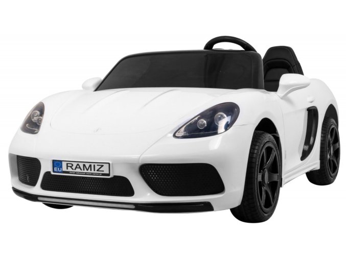 Sportovní auto Perfecta | nafukovací kola | bílá