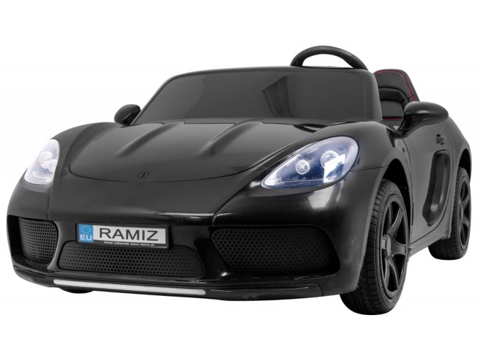 Sportovní auto Perfecta | nafukovací kola | černá