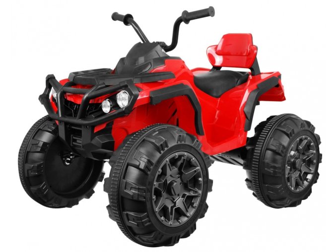 Dětská elektrická čtyřkolka ATV (dálkový ovladač) | 2x45W | červená  12V 7Ah | EVA kola | dálkový ovladač