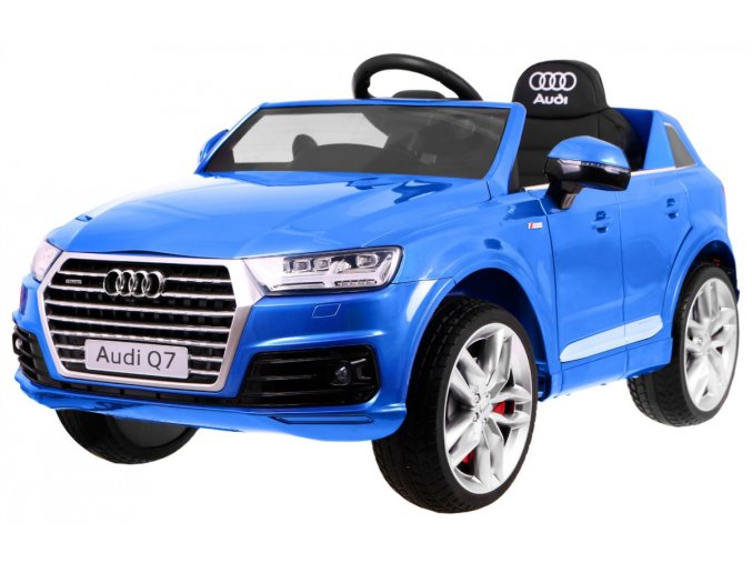 Audi Q7 | nový model | 2x45W modrá metalíza  včetně dálkového ovladače