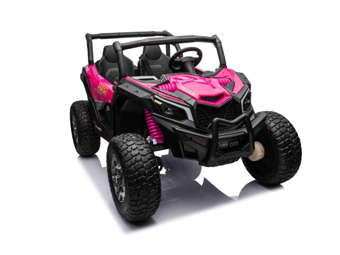 Buggy UTV X3 XXL | 4x200W | 24V 9Ah | růžová  EVA kola | odpružení | 800W