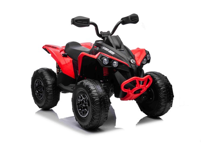 Dětská elektrická čtyřkolka CAN-AM Maverick | 2x200W | červená  EVA kola | 400W | zadní transportní madlo