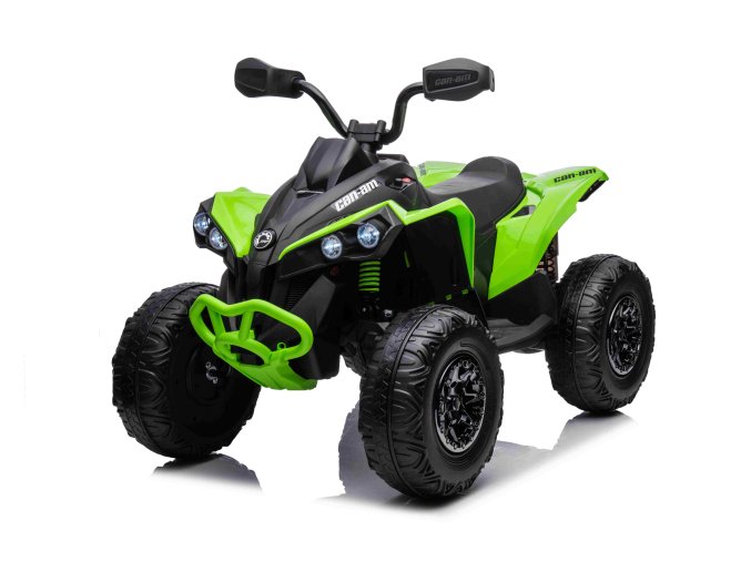 Dětská elektrická čtyřkolka CAN-AM Maverick | 2x200W | zelená  EVA kola | 400W | zadní transportní madlo