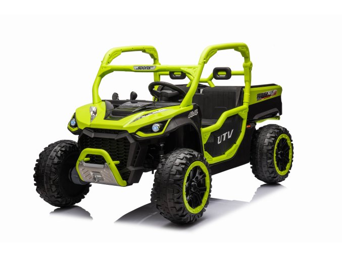 Elektrické auto buggy | FARMER TRUCK PLUS | zelená  + Řidičský průkaz + Pexeso