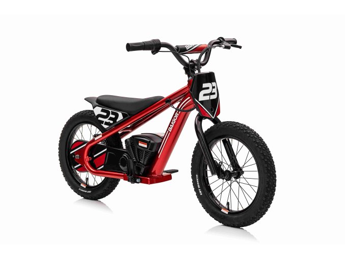 Dětské elektrické vozítko motorka BAIGOR 23 PRO 250W | červená  EVA kola, 24V 250W, maximální rychlost až 25km/hod