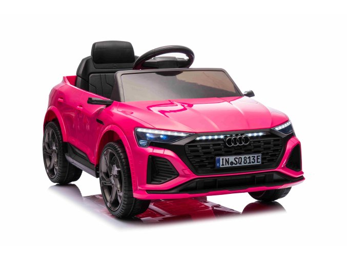 Dětské elektrické autíčko Audi SQ8 | růžová  Nosnost 30kg | EVA kola