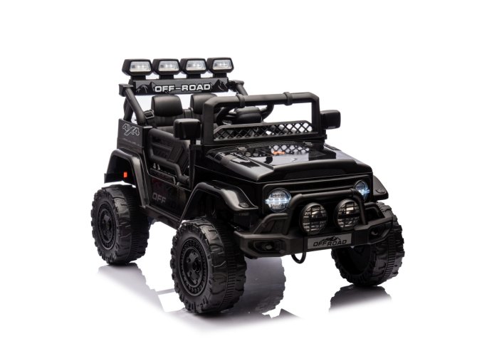 Terénní auto pro děti off-Road CLIMBER | 110W | černá  EVA kola | 12V 7Ah | nosnost 30kg