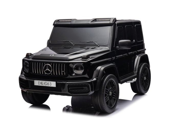 Mercedes Benz G63 AMG XXL | 4x200W | MP4 panel | černá  EVA kola | dotykový MP4 displej | úložný kufr | stěrače | nosnost až 80kg