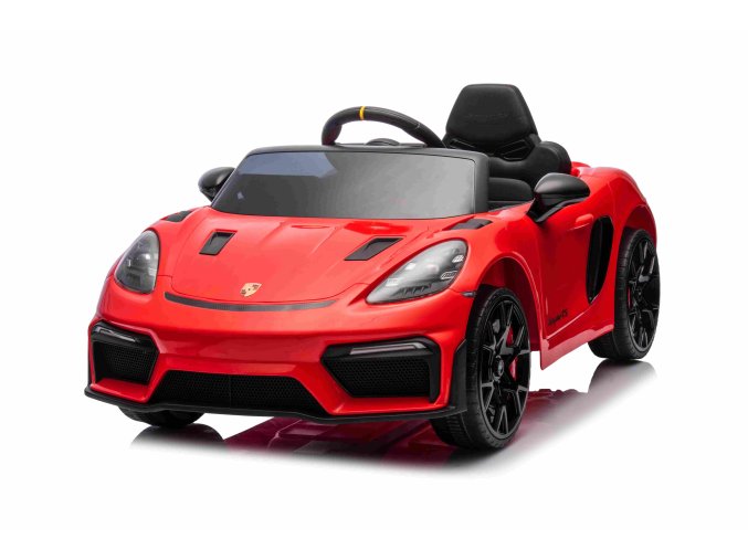 Dětské elektrické Porsche 718 Spyder | 2x45W | lakovaná červená