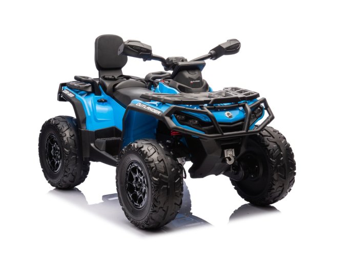 Dětská čtyřkolka CAN-AM Outlander | 180W | s dálkovým ovladačem  | modrá  EVA kola | Bluetooth | 180W | nosnost 50kg