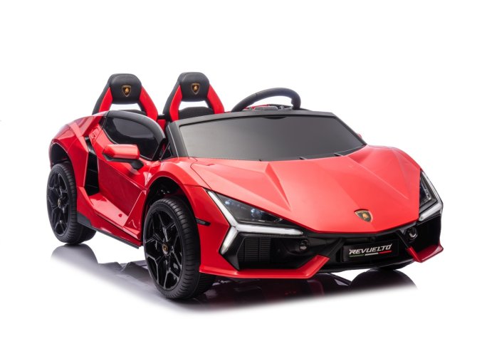 Dětské elektrické Lamborghini Revuelto XL Strong| nafukovací kola | červená  Nafukovací kola | 24V 7Ah | bezkartáčový motor