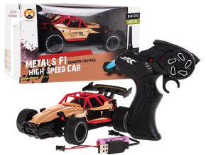 RACING 01  R/C | 1:20 | 15 km/hod | zlatá  auto pro děti na dálkové ovládání