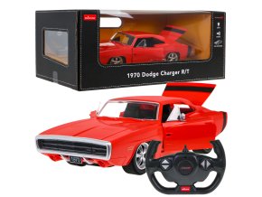 Dodge Charger R/T 1970 | RASTAR | 1:16 | červená  auto pro děti na dálkové ovládání