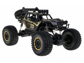 Kovový mega ROCK CRAWLER | 1:8 | 4x4 | černá  AUTO PRO DĚTI NA DÁLKOVÉ OVLÁDÁNÍ