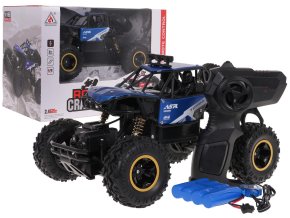 Crawler MONSTER ROCK R/C | 1:16 | 4x4 | modrá  auto pro děti na dálkové ovládání