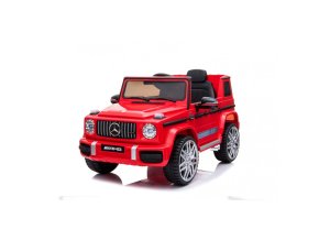 cerveny mercedes g amg eva 12v 4 4x35w kola 24ghz 3