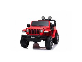 cerveny jeep rubicon wrangler 12v detsky elektricky pro deti 1