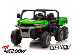 43 farmer truck sestikolka 4x200w 24v kidvolt premium zelena