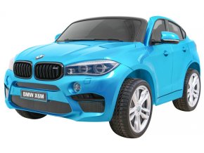 Dětské elektrické BMW X6 M XXL 2 místa | 2x120W | lakovaná modrá