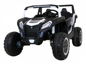 Dětská elektrická Buggy ATV Racing 4x4 | 4x200W | bílá  4x200W | EVA kola | 2 sedadla