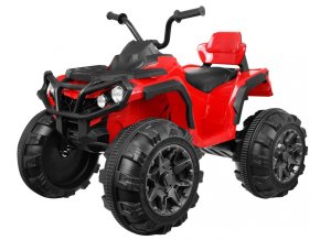 Dětská elektrická čtyřkolka ATV (dálkový ovladač) | 2x45W | červená  12V 7Ah | EVA kola | dálkový ovladač